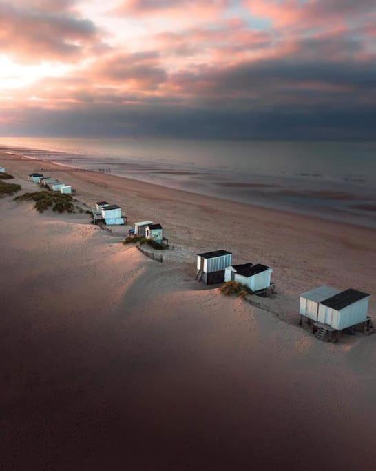 Duplex Calais Nord A 2 Pas De La Plage Esterno foto